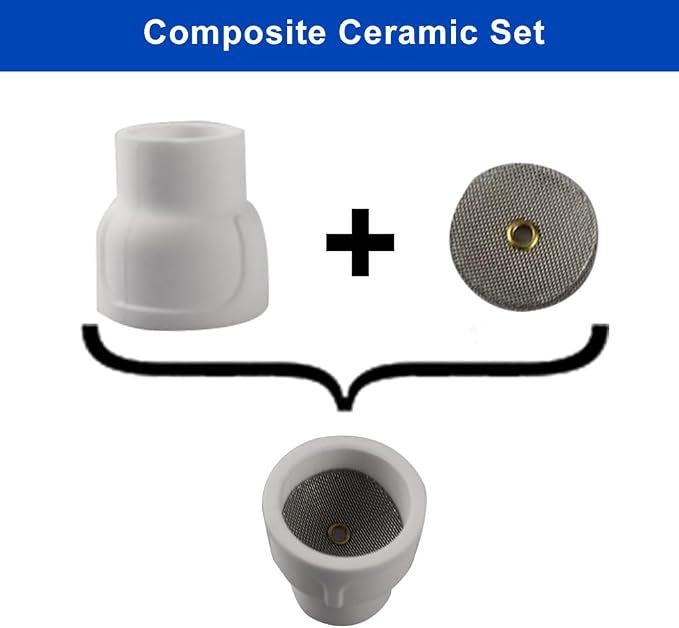#12 Ceramic White TIG Welding Cup - Image 4