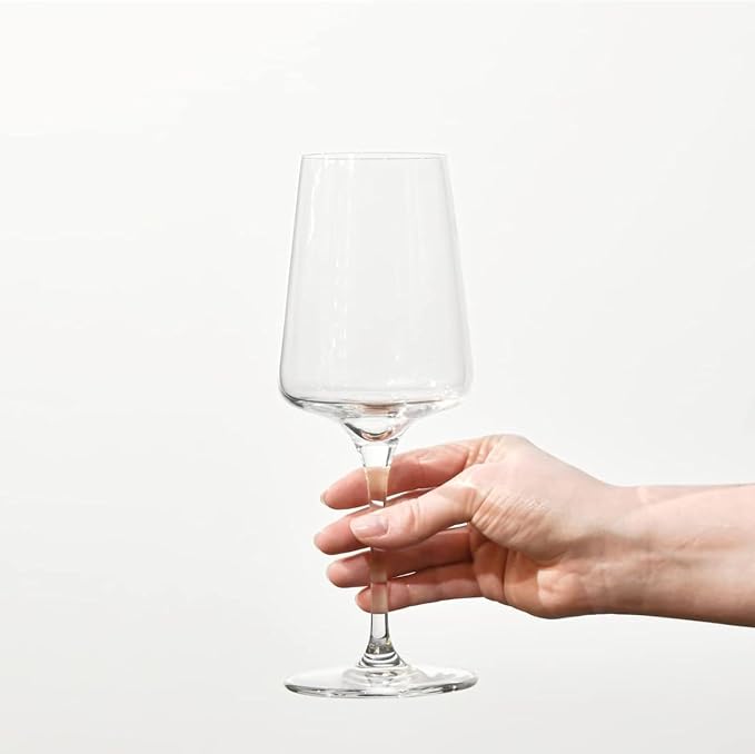 Krosno White and Sparkling Large Wine Glasses Drinking 13, 5 oz – Set of 4 - Image 3