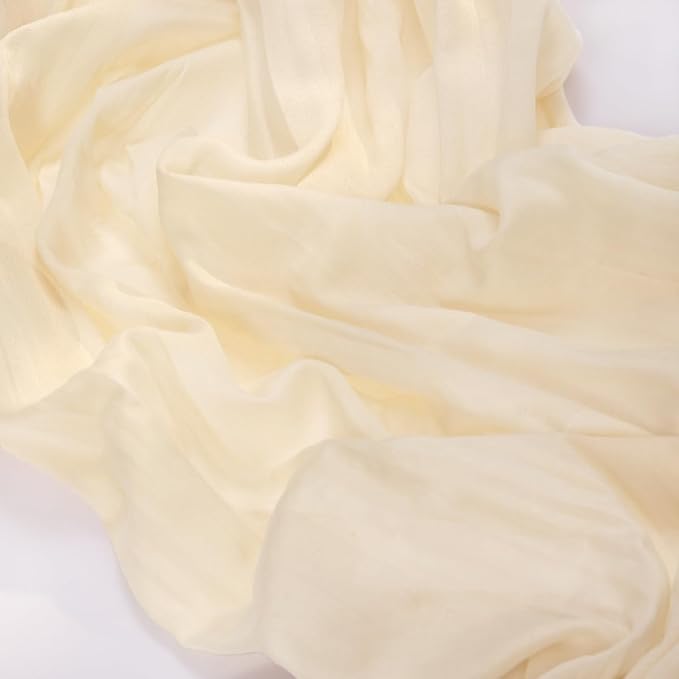 Beige Cheese Cloth Table Runner 10ft Sheer Rustic Gauze Table Decor | - Image 5