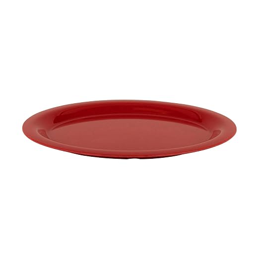 G.E.T. OP-135-RSP Melamine Oval Serving Platters, 13.5" x 10.25", Shatterproof - Image 3
