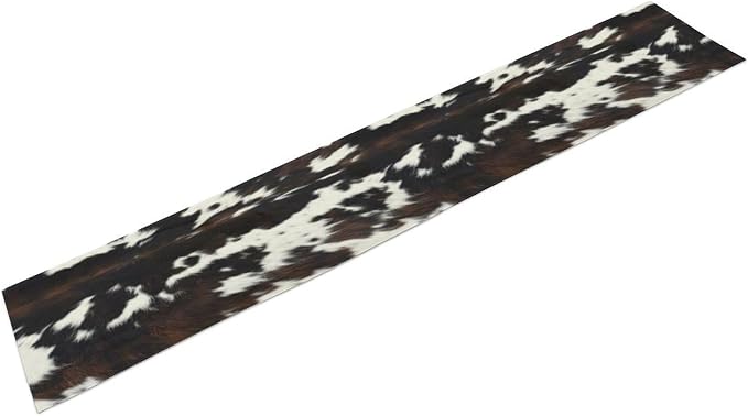 Cow Print Table Runner, 13x36 Inch - Image 7