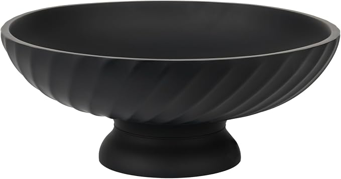 Deobath Large Resin Pedestal Decorative Bowl by Deobath