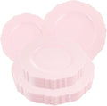 60pcs Pink Plastic Plates by WDF