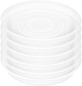 6 Pack of 10 inch Plant Saucer Clear, Heavy Duty Plastic Plant Saucer 10 inch by Bleuhome