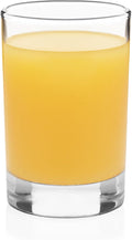 Libbey Fruit Juice Glasses, Heavy Base Glass Drinking Glasses Set of 8 by Libbey