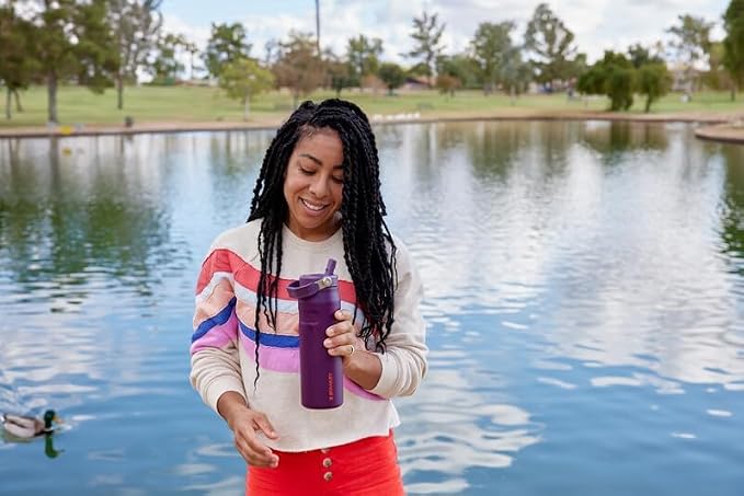 Stanley IceFlow Flip Straw 2.0 Water Bottle 24 OZ | Built-In Straw - Image 8
