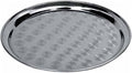 Winco 16" Round Stainless Steel Tray | Great by Winco