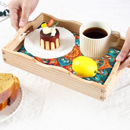 EWJRNSF Diamond Art Kits for Adults Wooden Serving Trays - Image 6