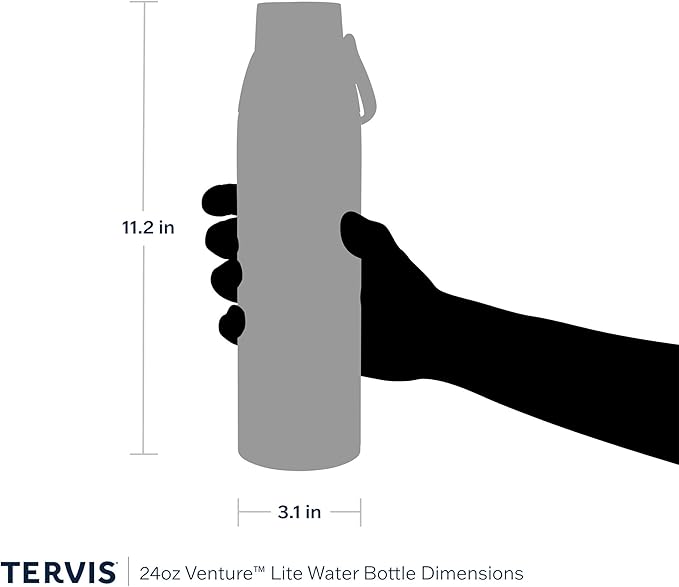 Tervis 24oz Tritan Water Bottle | Clear | Made in USA, Double-wall Insulated - Image 5