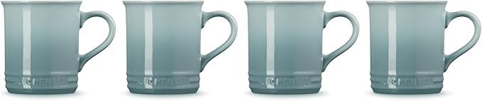 Le Creuset Stoneware Vancouver Mug, 14 oz. each, Sea Salt - Image 3