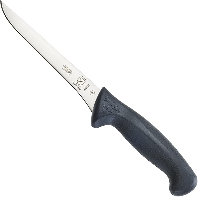 Mercer Culinary M22306 Millennia Black Handle, 6-Inch Stiff, Boning Knife by MercerCulinary