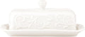 Lenox Opal Innocence Carved Butter Dish by Lenox