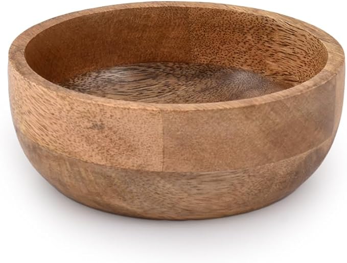 Mango Wood Round bowl Perfect for Nuts, Olive and Salsa. Looks Absolutely - Image 5