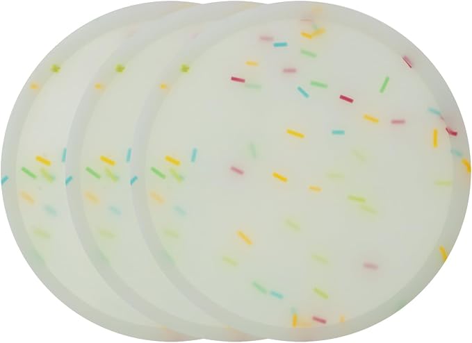 ONLYKXY 3pcs Silicone Luminous Bar Coaster Modern Cup Drink Mat Plate Creative by Unknown