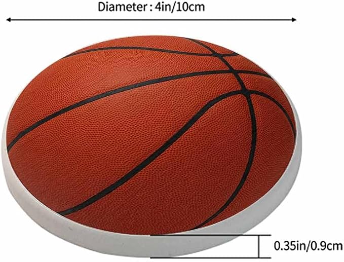 Basketball Ceramic Table Coasters - Image 2