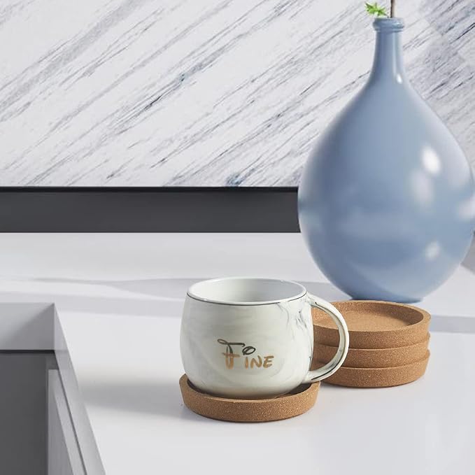 ionEgg Cork Coasters, Etra Thick - Image 3