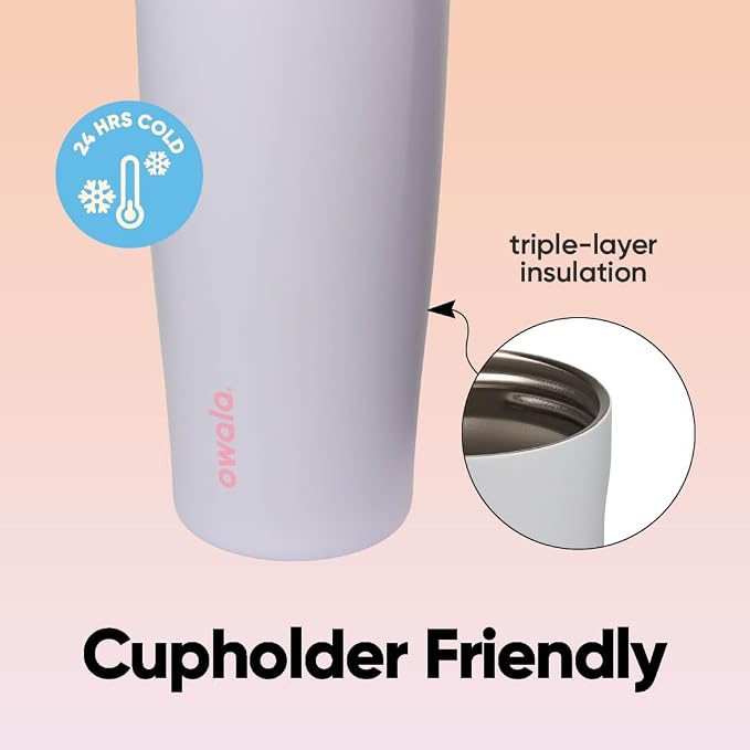 Owala FreeSip Sway Stainless Steel Water Bottle 40 oz Beach House - Image 5