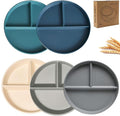K Y KANGYUN 5 PCS Unbreakable Divided Plates by K+Y+KANGYUN
