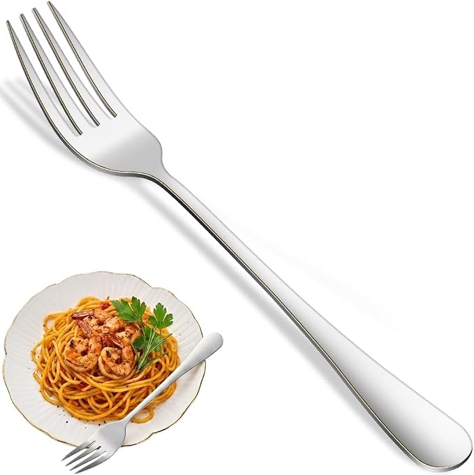 16-Piece 8 Inches Dinner Forks Set, Durable Stainless Steel Table Forks by DEHOVKitchen