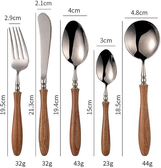 40 Piece Silverware Set Service - Image 5
