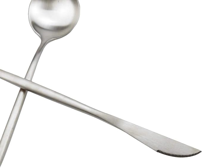 JASHII Luxury Flatware, 24-pieces Elegant Cute 18/10 Stainless Steel Silverware - Image 5