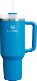 STANLEY Quencher H2.0 Flow State Tumbler, 40 oz, Azure | Handle and Straw | by Unknown