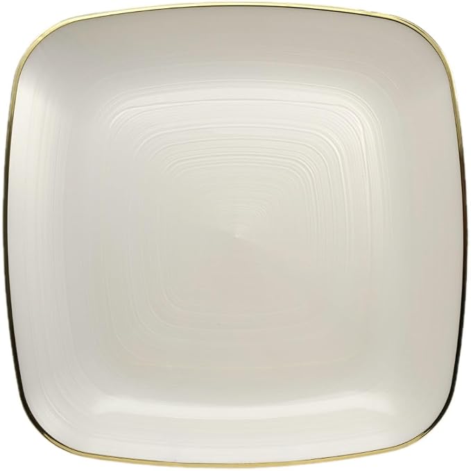 " OCCASIONS " 640pcs set-Wedding Party Disposable Plastic Plate Set -80 x 10'' - Image 2