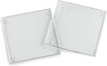 Kate Aspen Clear Glass Drink Coasters Set of 12 by KateAspen