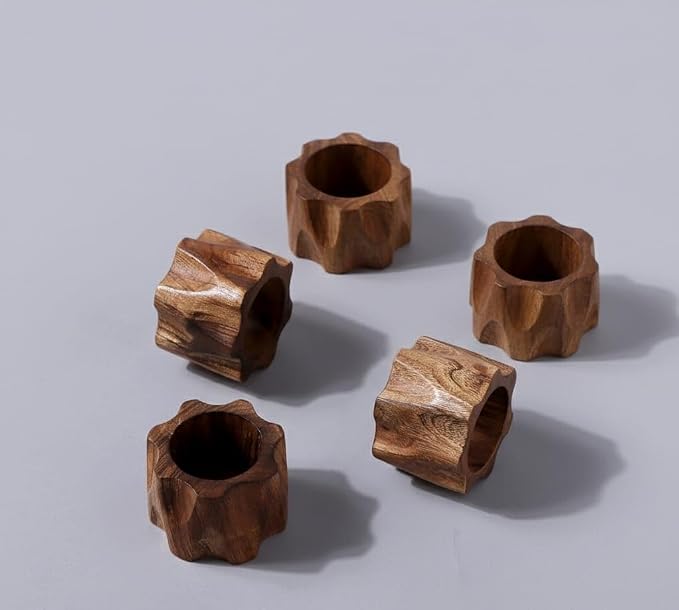 Napkin Rings Set of 12 for Dinner Parties, Weddings Receptions, Family - Image 5