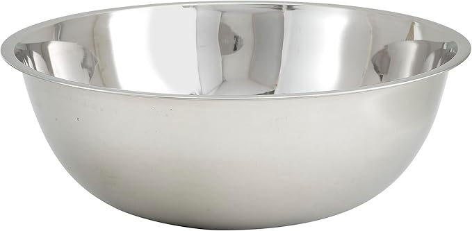 Winco MXB-2000Q Mixing Bowl, 20-Quart | Dishwasher safe, Heavy-duty, Reinforced by Fonteme