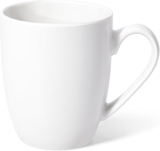 Urbanstrive 16 oz Large Coffee Mugs Set of 6 Ceramic Coffee Mug White Coffee - Image 9