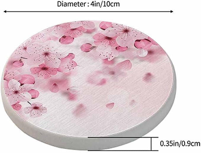 oFloral Cherry Blossom Coasters - Image 2