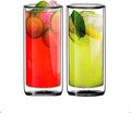 Sun's Tea Double Wall Insulated Glass Tumbler, 16oz Highball Glass Cups by SunsTea