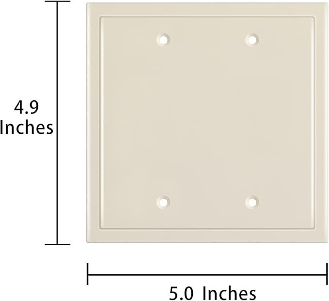 Modern Edge Decorative Wall Plate Switch Plate Outlet Cover, Durable Solid Zinc - Image 3