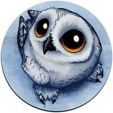 Cute Owl Round Coaster Set - Image 3