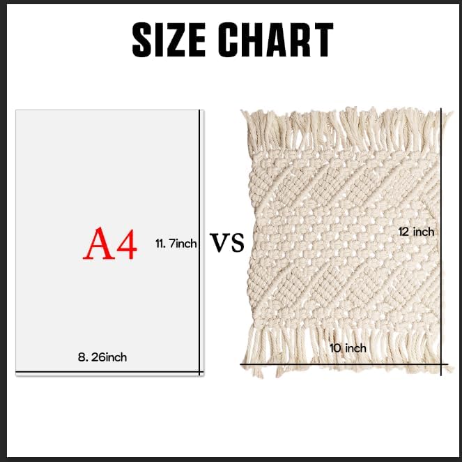 Handmade Cotton Woven Crochet Placemat - Image 2