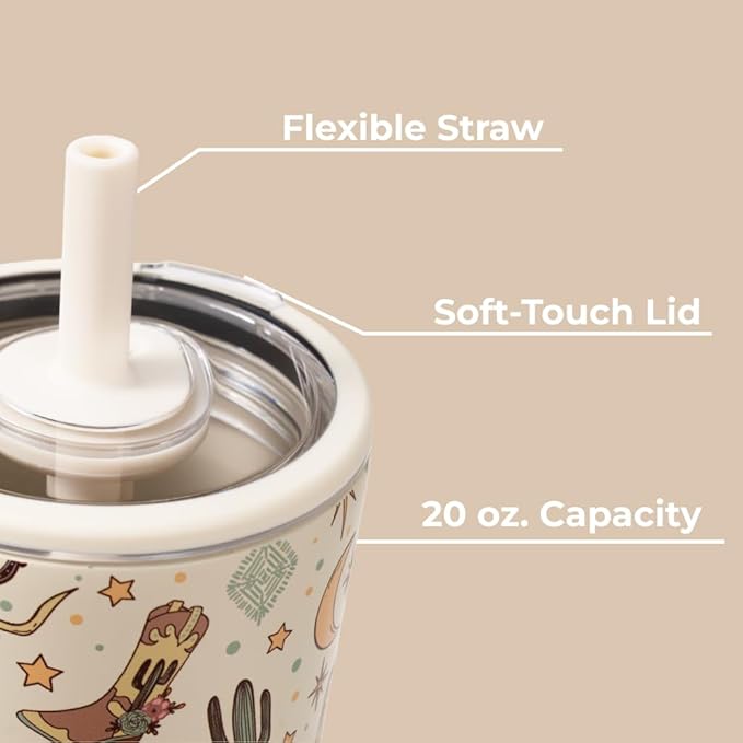 HydroJug Everyday Tumbler 20 oz, Ceramic-Lined Straw Cup - Image 4