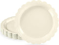 NatNarr 30 Pcs Ivory Paper Plates, Bridal Shower, Engagement, Oil- and by NatNarr