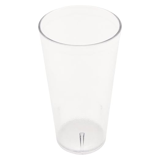 G.E.T. 6620-1-CL-EC Heavy-Duty Plastic Restaurant Tumblers, 20 Ounce, by GET