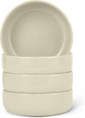 Amazon Basics Glazed Stoneware Bowls, 4-Piece Set, Microwave and Dishwasher-Safe by AmazonBasics
