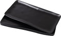 Melamine Rectangular Serving Platters and Trays set, 14” x 7” Matte Black Party by ZAROCRUS