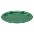 GET 12" x 9" Green Oval Melamine Dinner Plate | Dishwasher safe, Shatterproof by Unknown