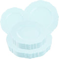 60pcs Mint Green Plastic Plates by WDF