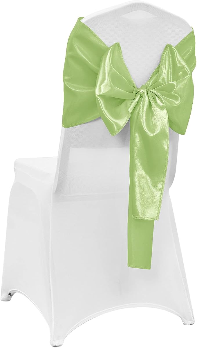 10-Pack Green Satin Table Runner 12 x 108 Inch Long Bright and Smooth Silk - Image 6
