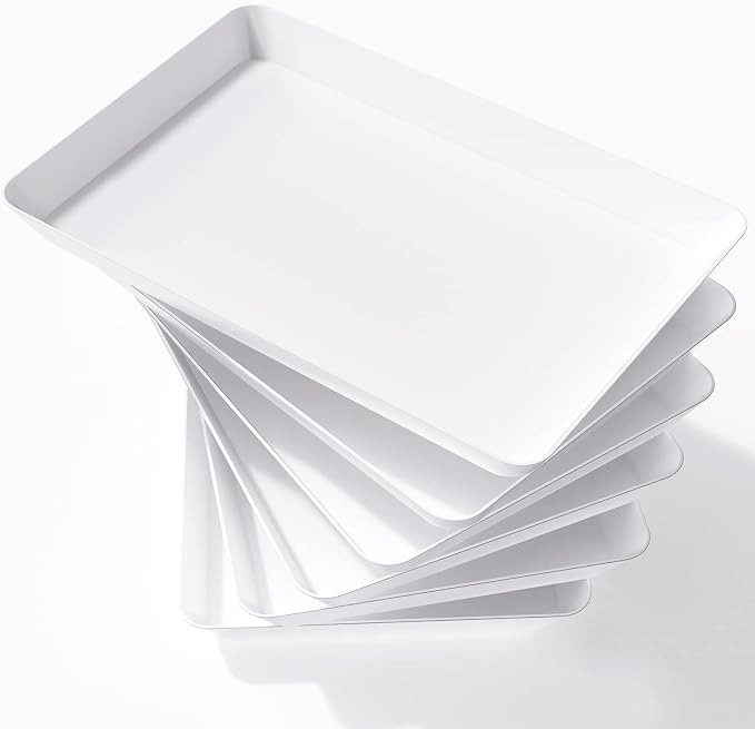 Lifewit 6 Pcs Large Serving Tray by Lifewit