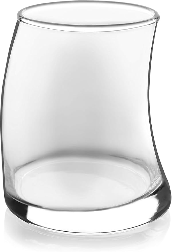 Libbey Swerve Drinking Glasses Set of 16, Chip-Resistant Tumbler and Rocks - Image 8