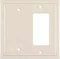 Modern Edge Decorative Wall Plate Switch Plate Outlet Cover, Durable Solid Zinc by HenneBery