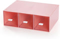 Desk Organizer 3 Drawers, Stackable Makeup Organizer, Small Toolbox | 1 Teir by OSteedWares