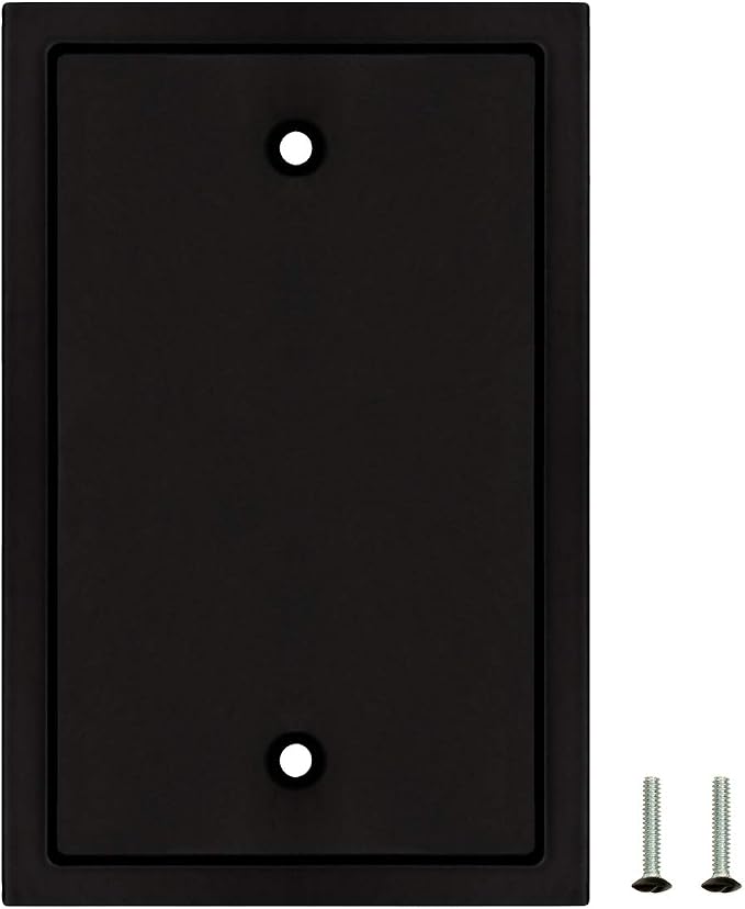 Modern Edge Switch Plate Wall Plate Outlet Cover, Durable Solid Zinc Alloy - Image 6