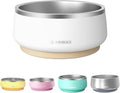 Pawaii Dog Bowl, 68 oz Stainless Steel Food and Water Bowl, ID Tag, 1 Pack | by Pawaii